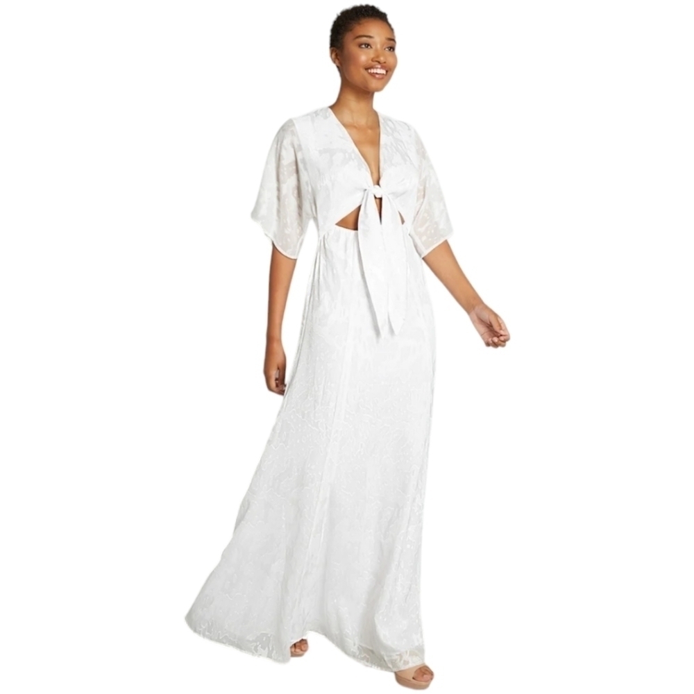 NWT Hutch by Anthropologie Love in the Abstract Maxi Dress Size 0